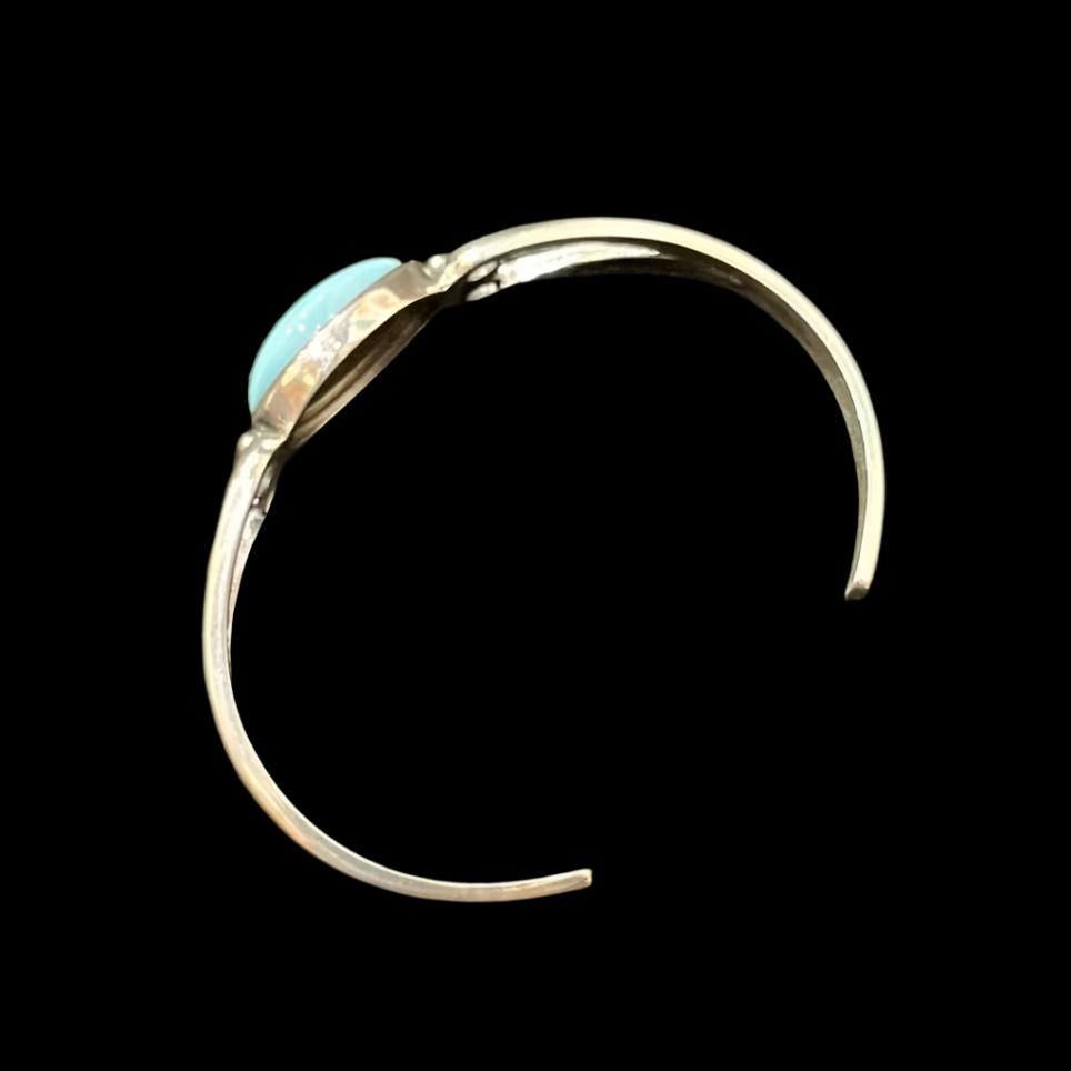 Larimar in Sterling Silver Cuff