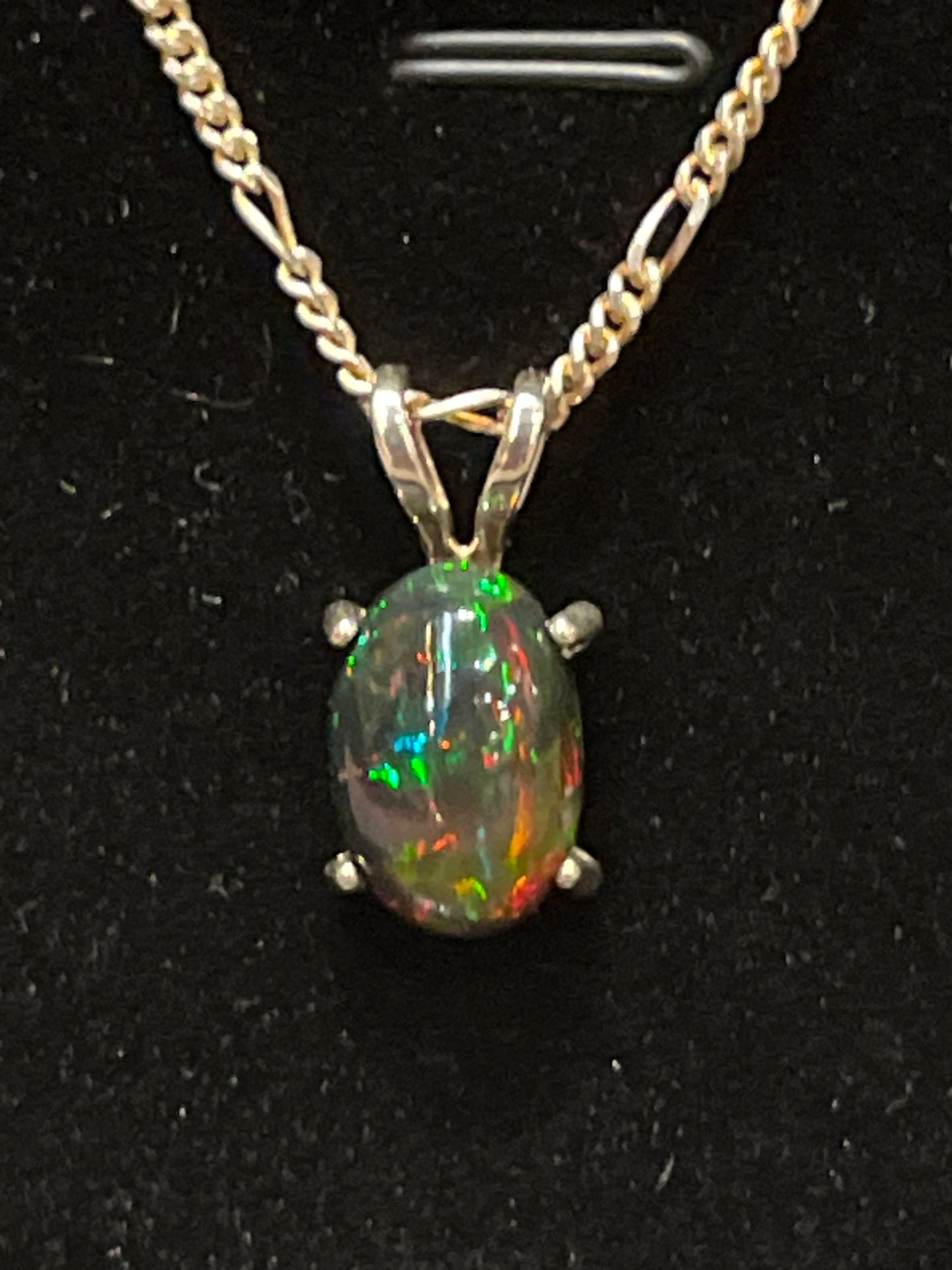 Australian Black Opal Pendant (5.65ct)