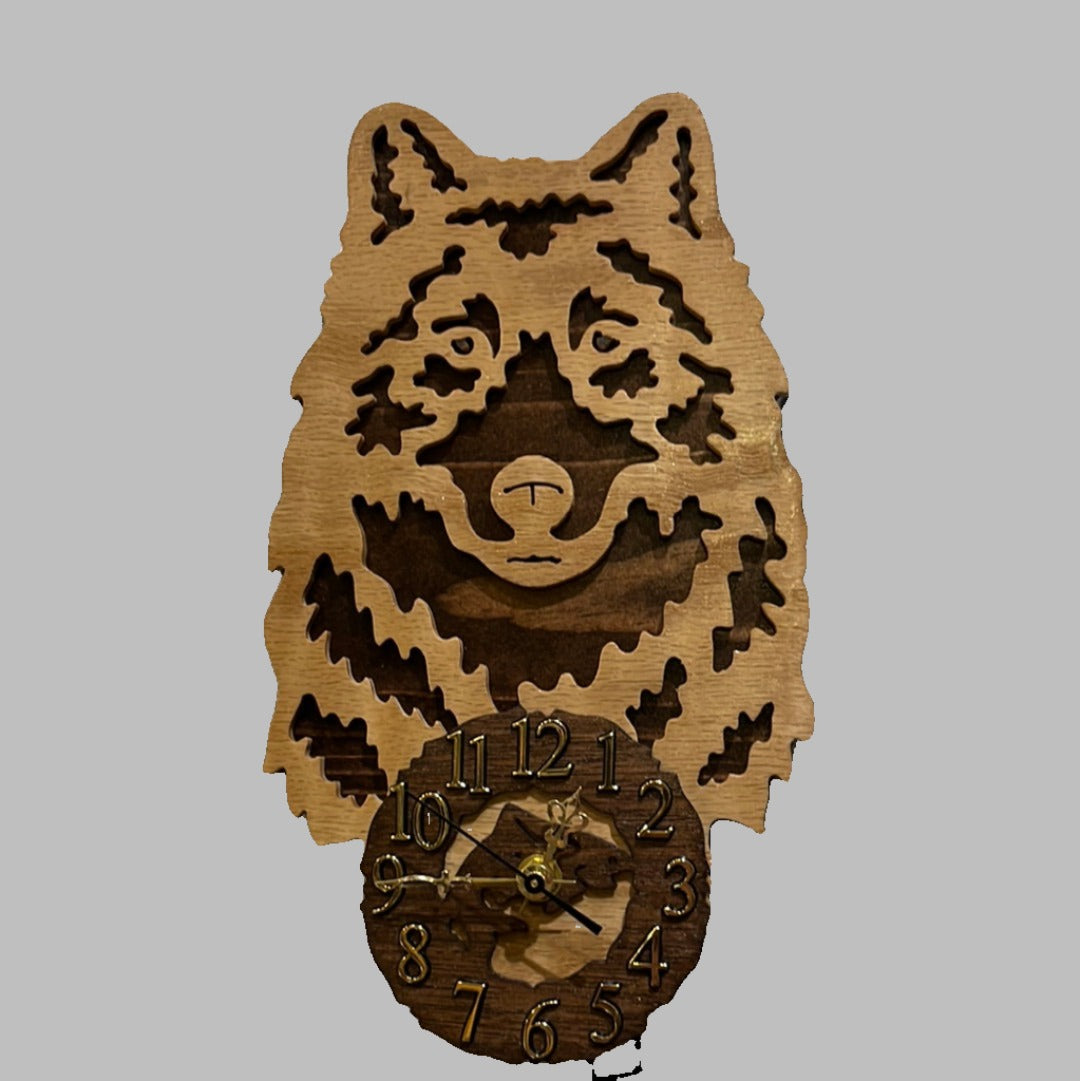 Wolf Clock