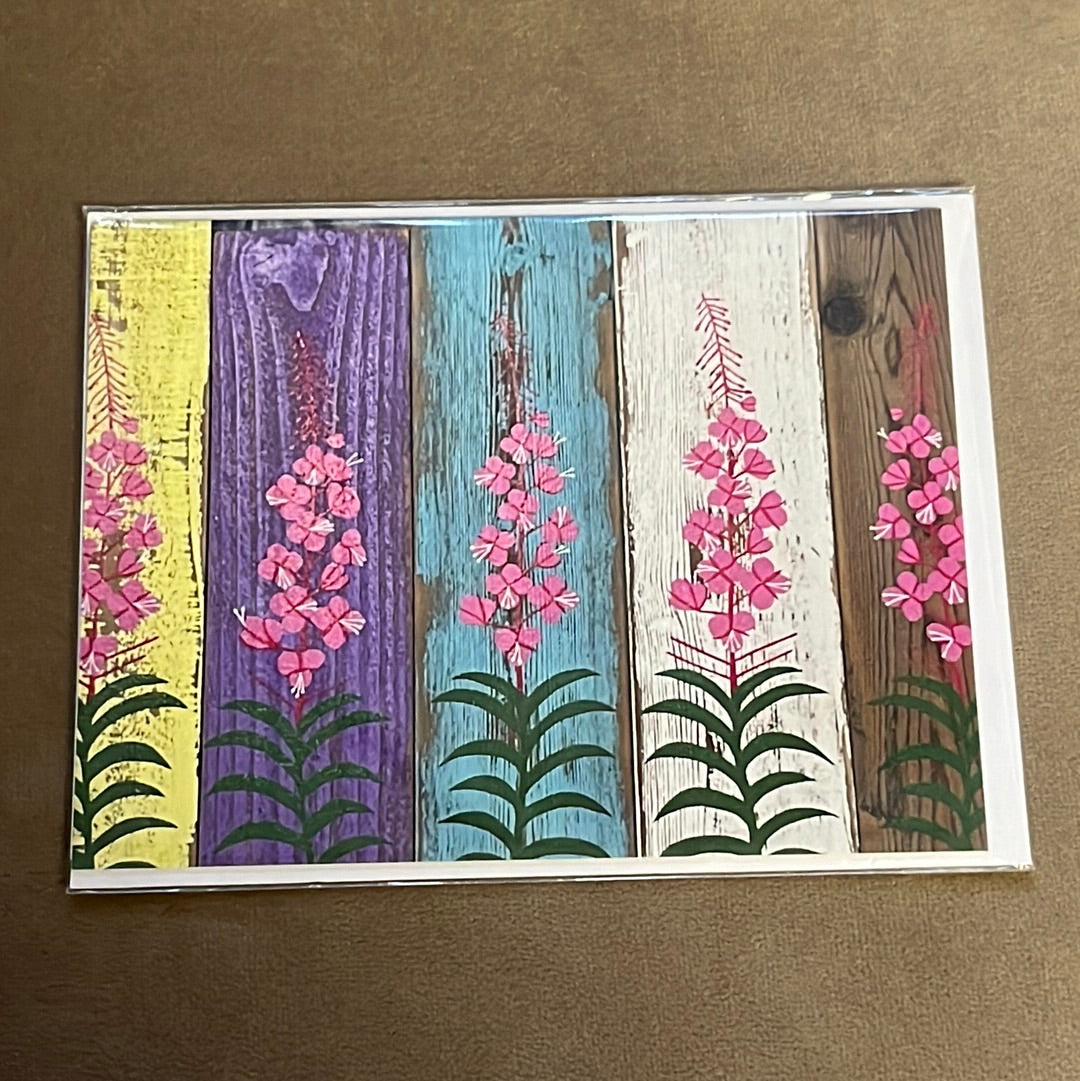 Fireweed Greeting Card (horizontal)