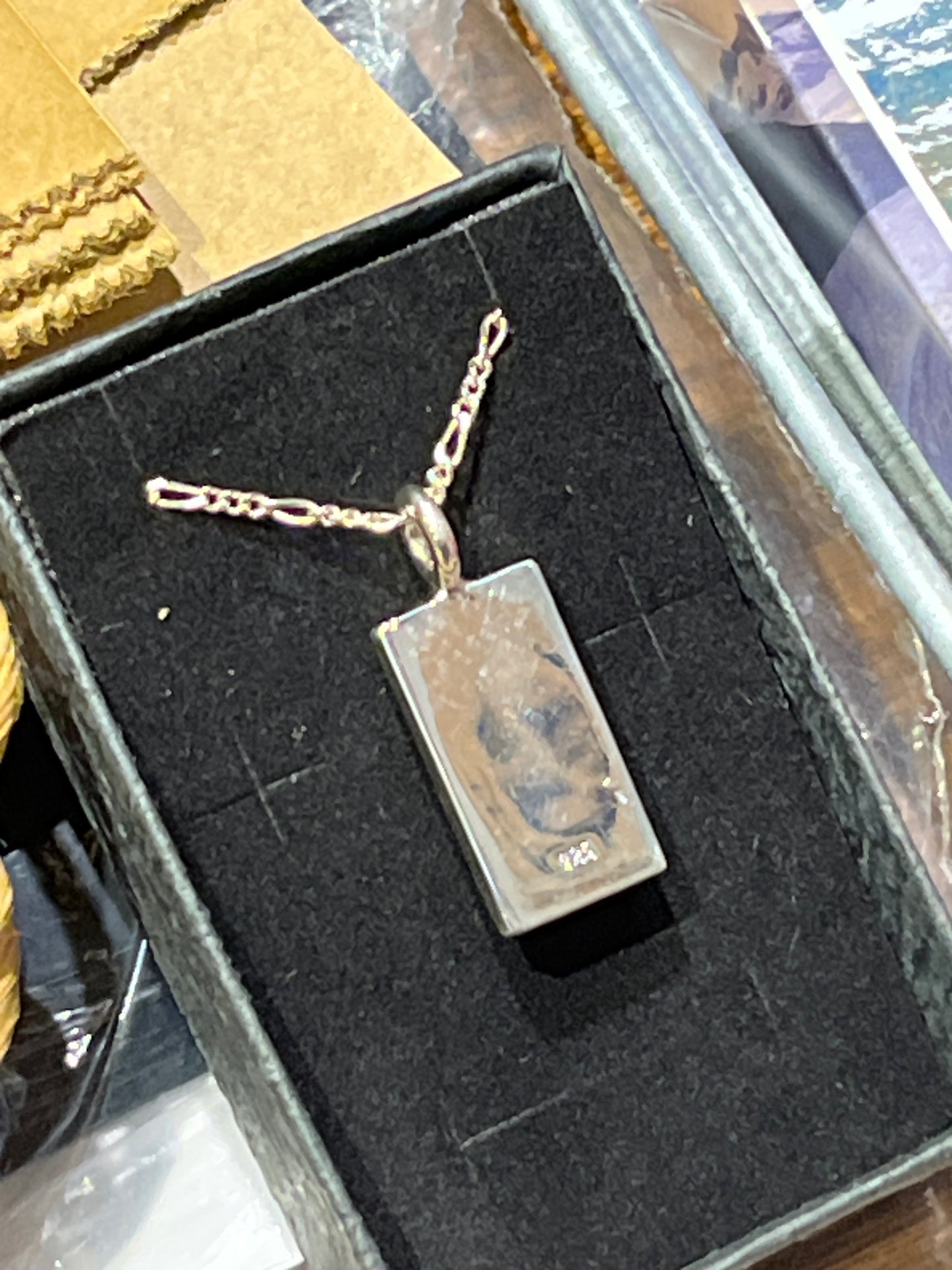 Alaskan Jade Pendant (Rectangle)