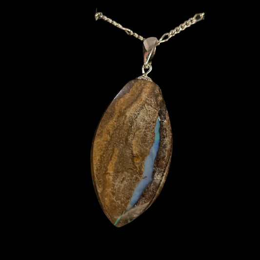 Australian Boulder Opal Pendant