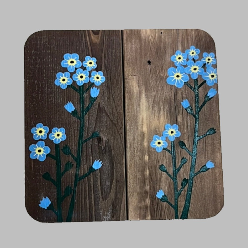 Forget-me-not Coaster