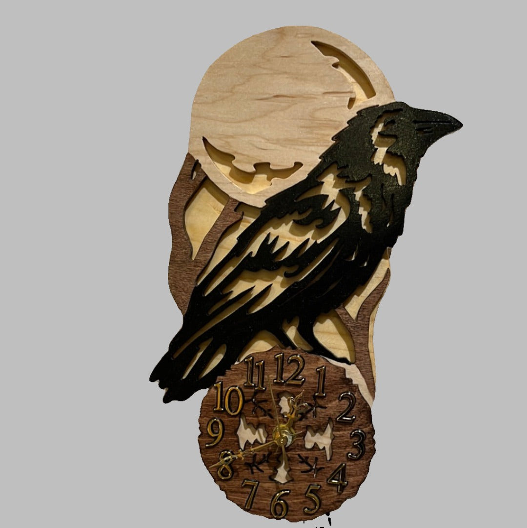 Raven Clock