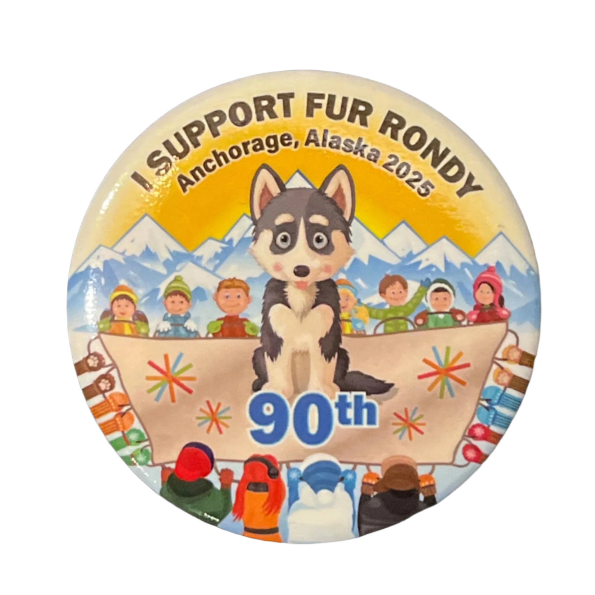 2025 Fur Rondy Booster Button