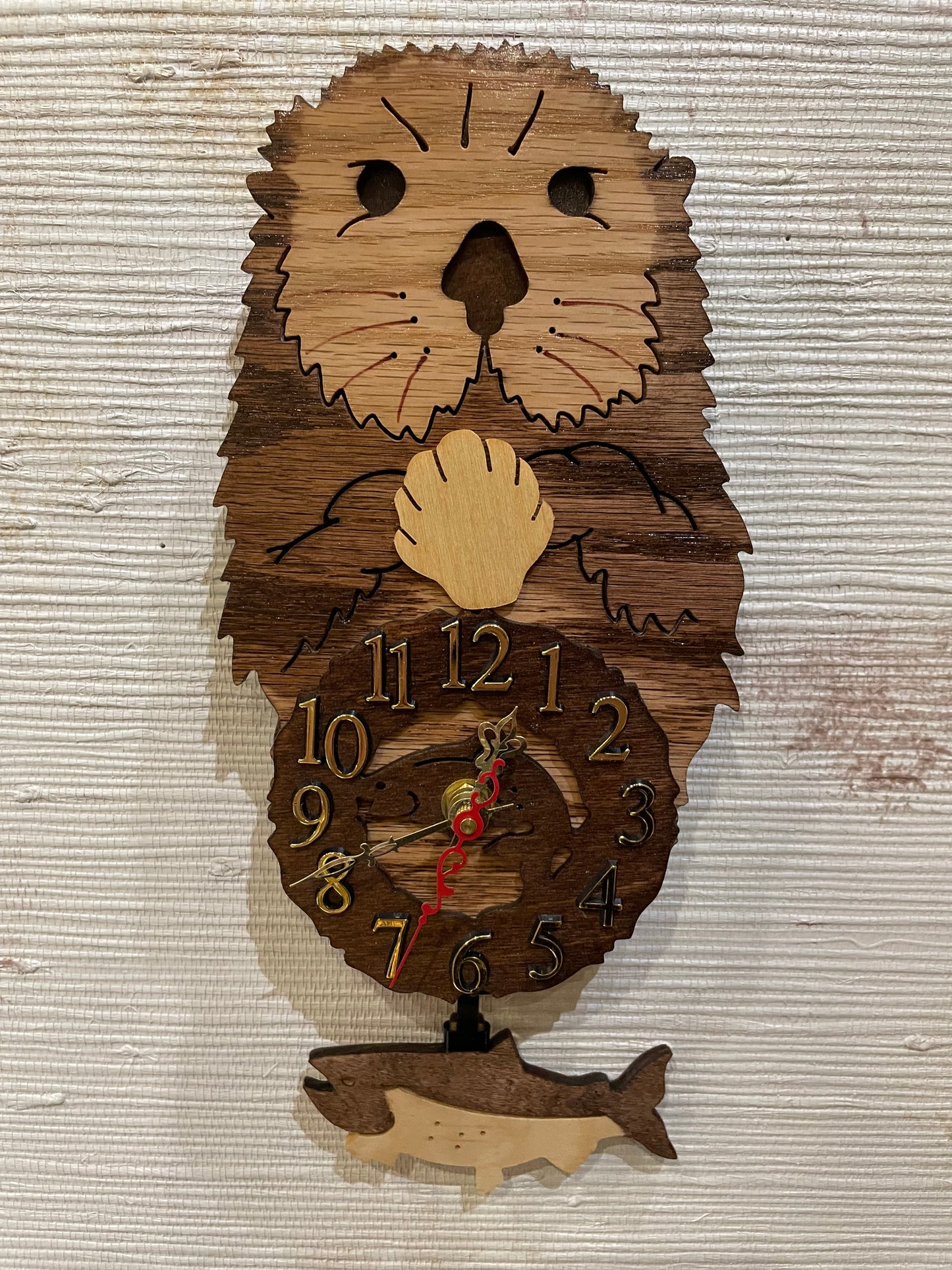 Otter Pendulum Clock