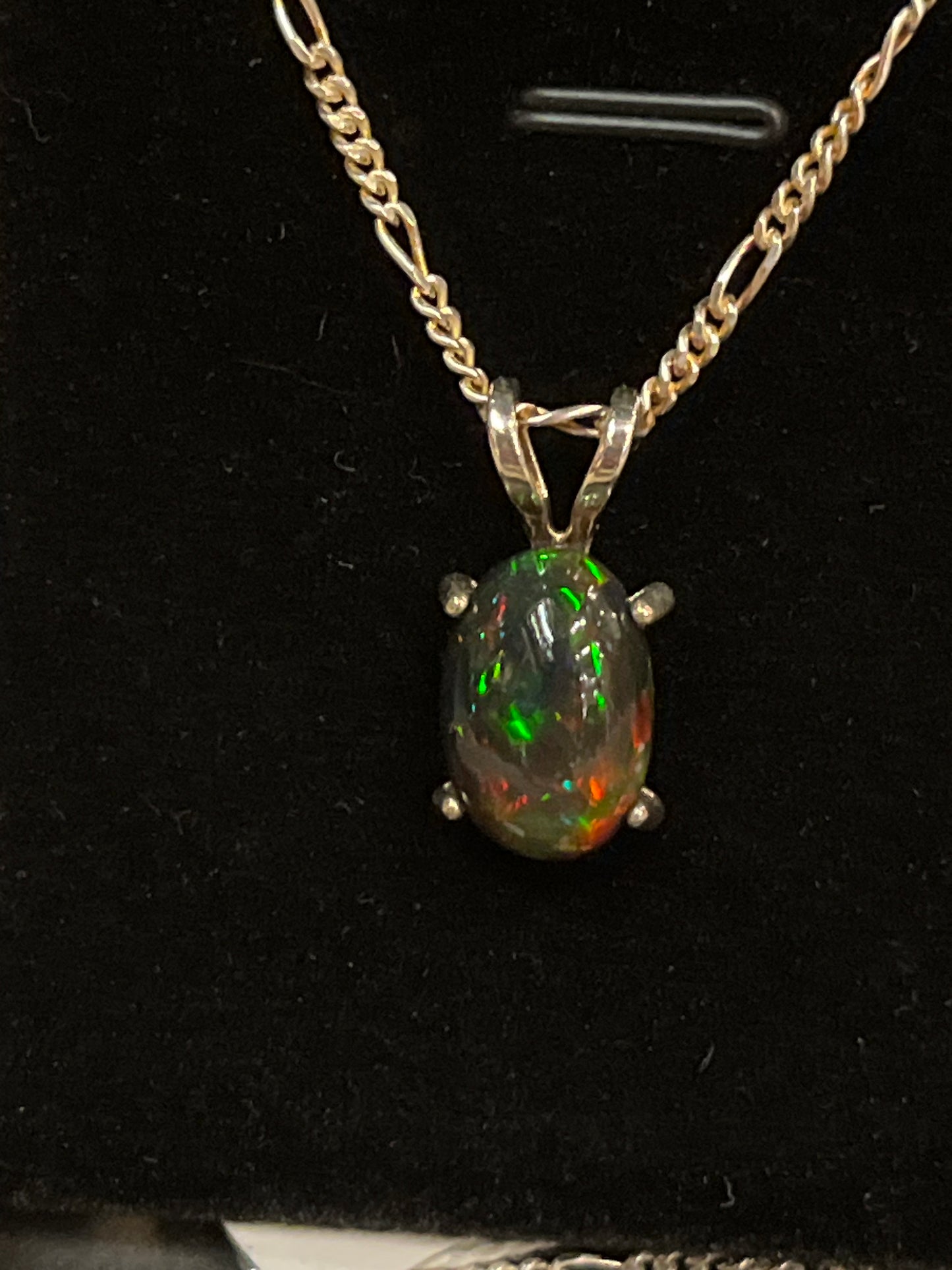 Australian Black Opal Pendant 5.65ct