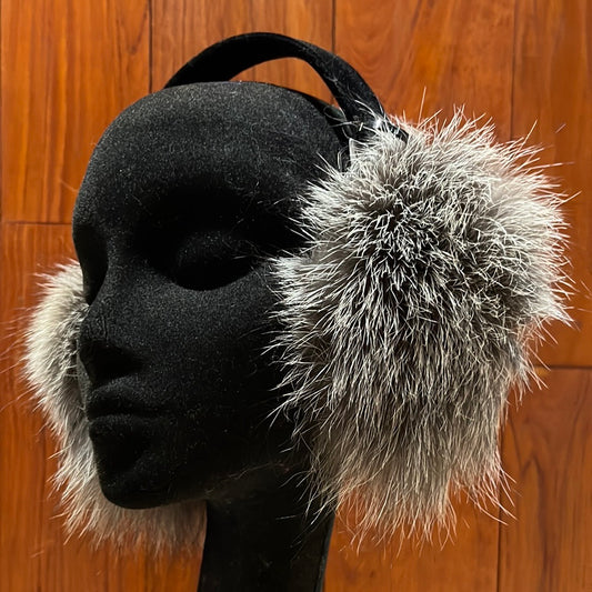 Silver Fox Earmuffs