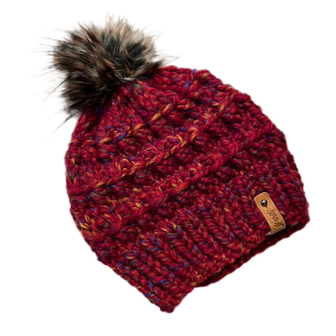 Abalone Beanie (Red)