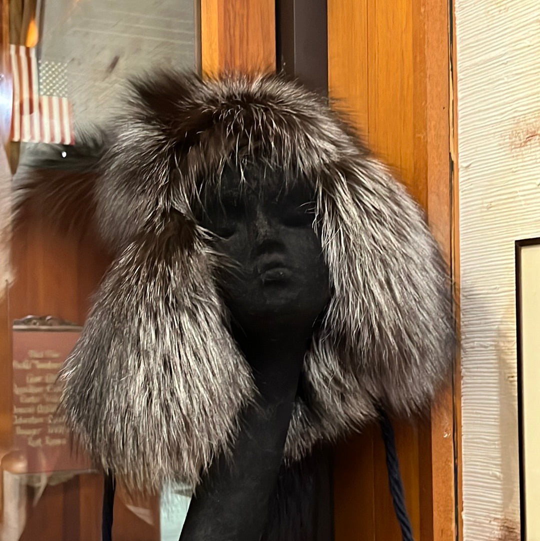 Silver Fox Trapper Hat