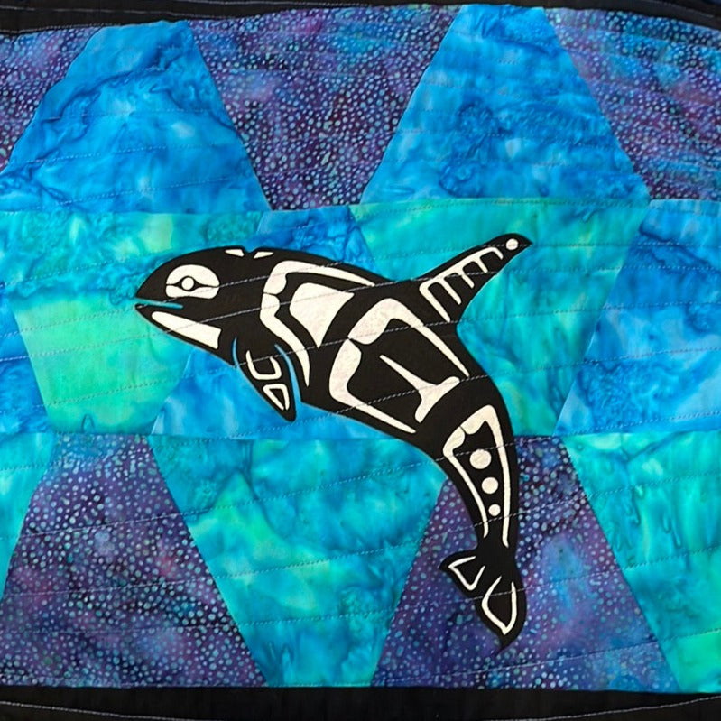 Orca Runner Quilt (21x45)