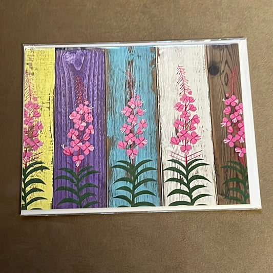 Fireweed Greeting Card (horizontal)