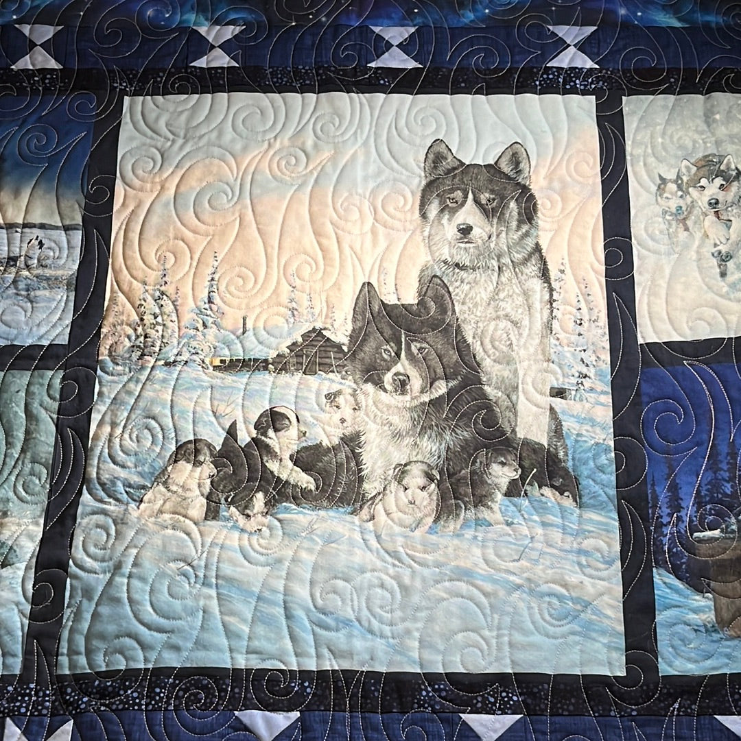 Sled Dog Wall Quilt