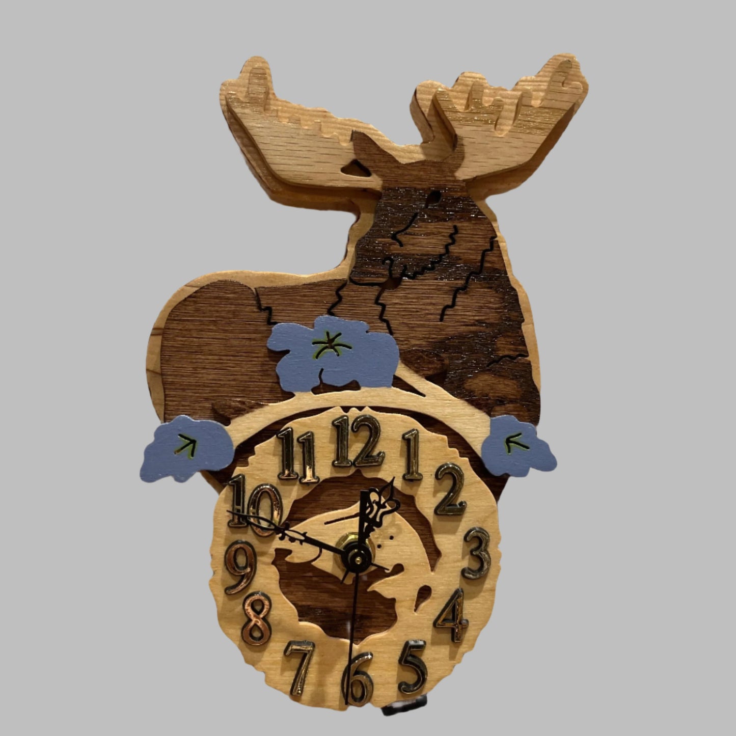 Moose Clock, Made in Alaska