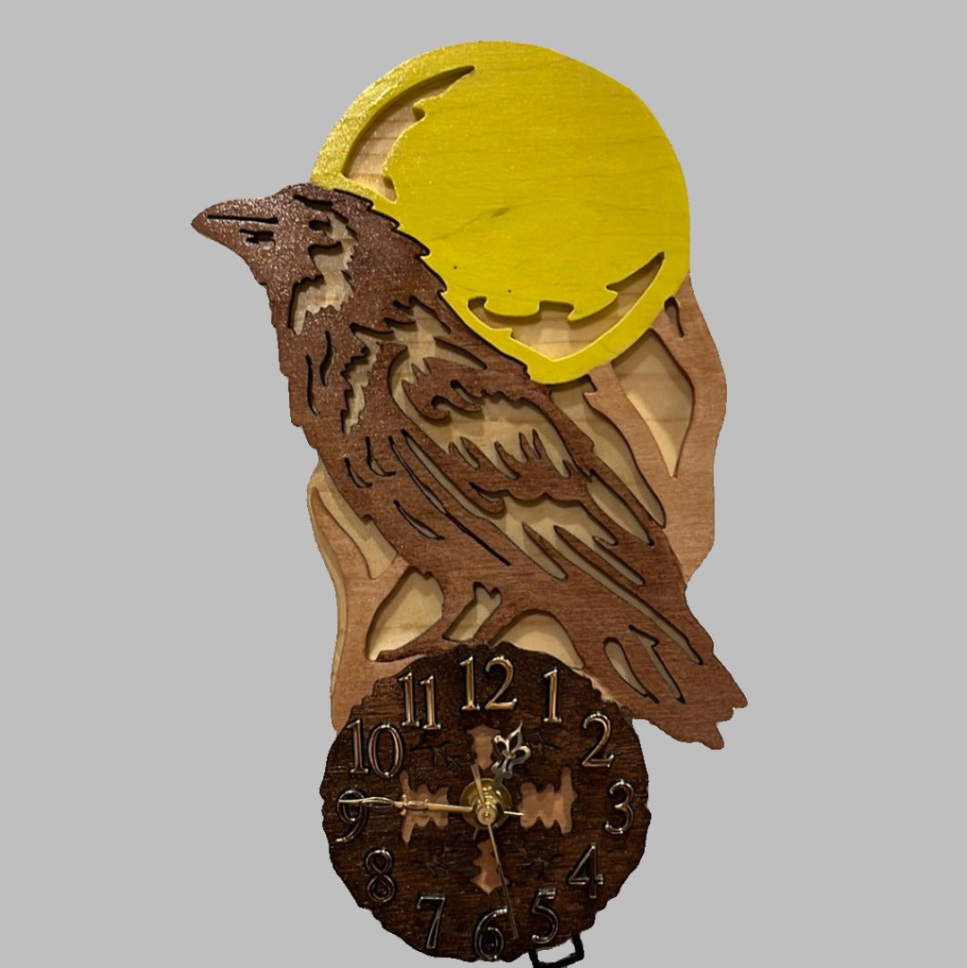 Raven Clock