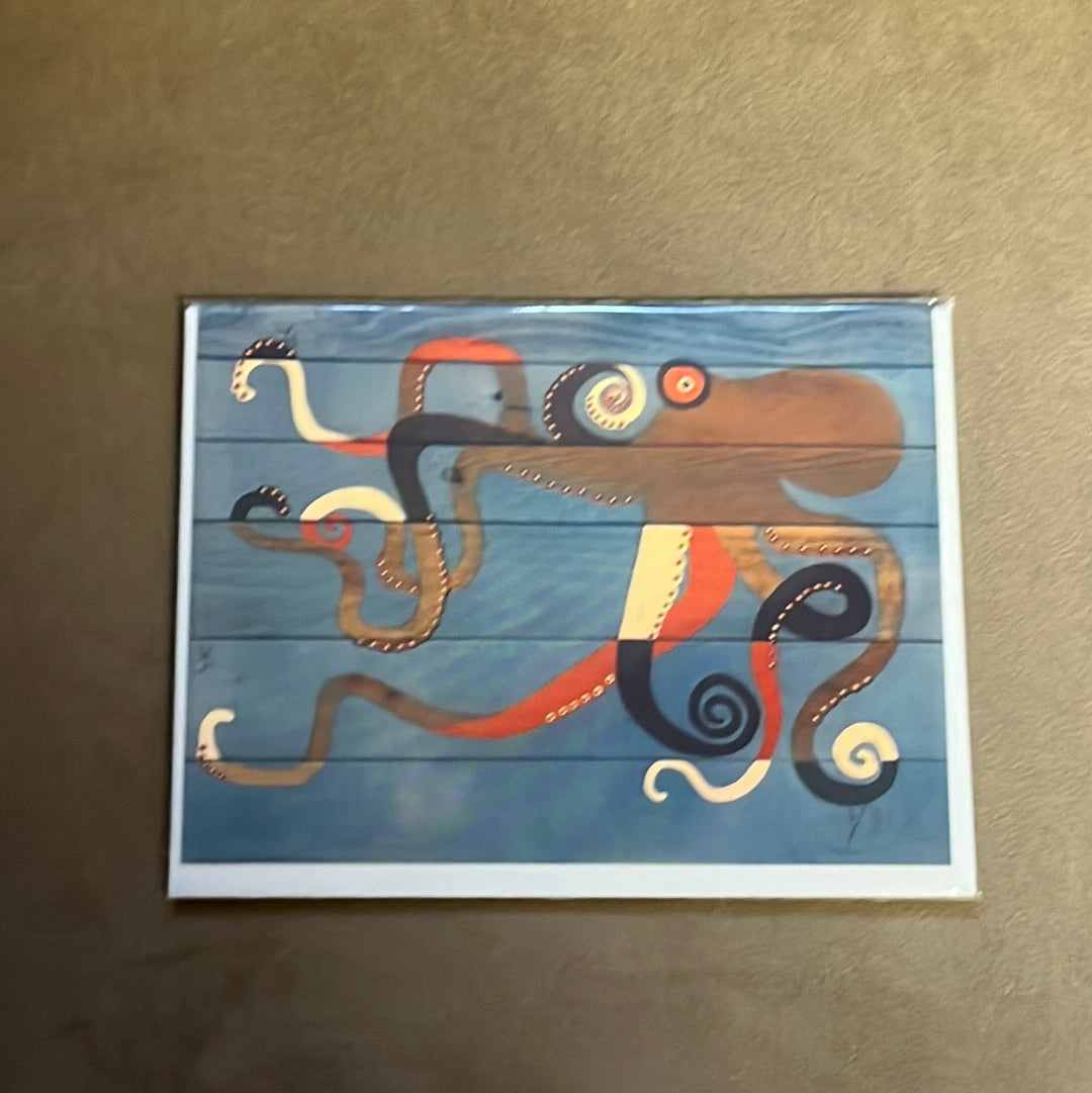 Octopus Greeting Card