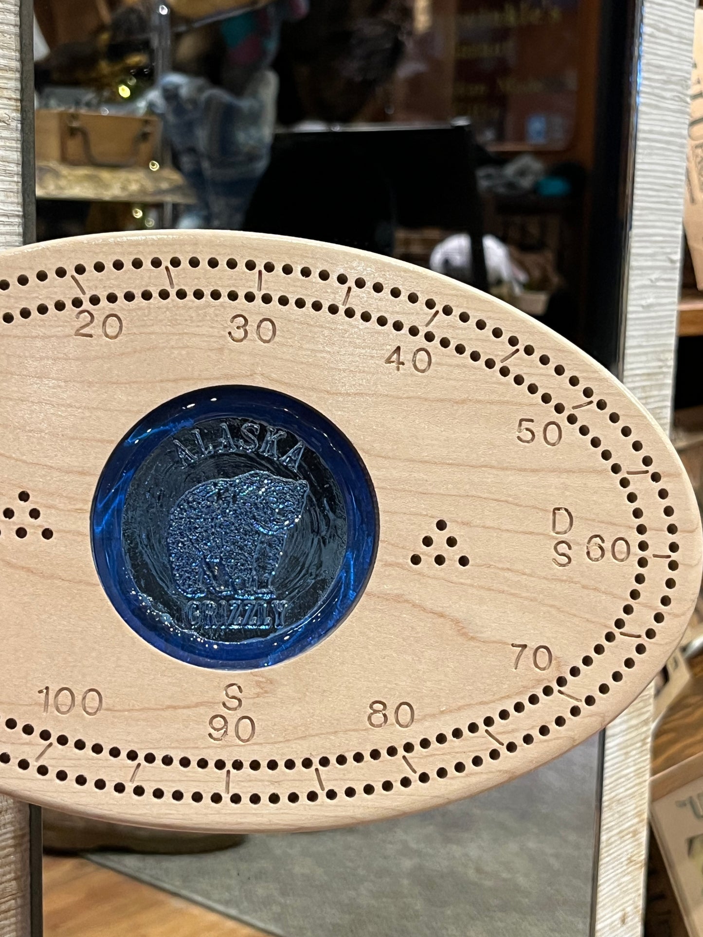 Plaque Suncatcher Cribbage Board