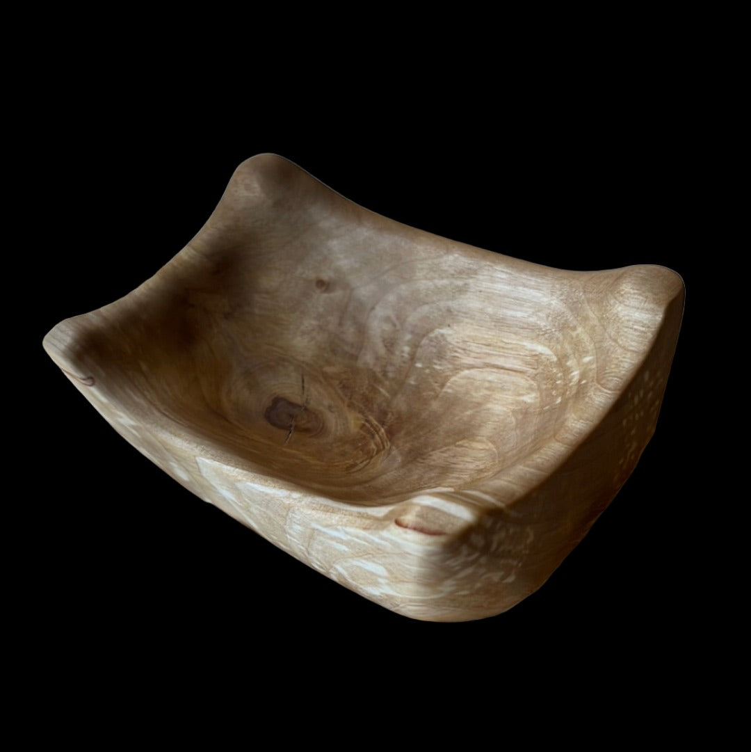 5.5" Rectangular Birch Bowl