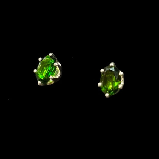 Chrome Diopside Earrings