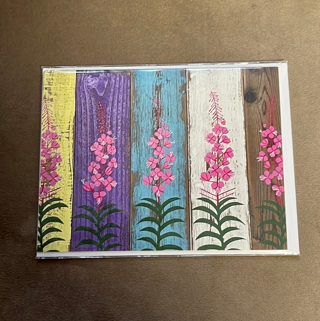 Fireweed Greeting Card (horizontal)