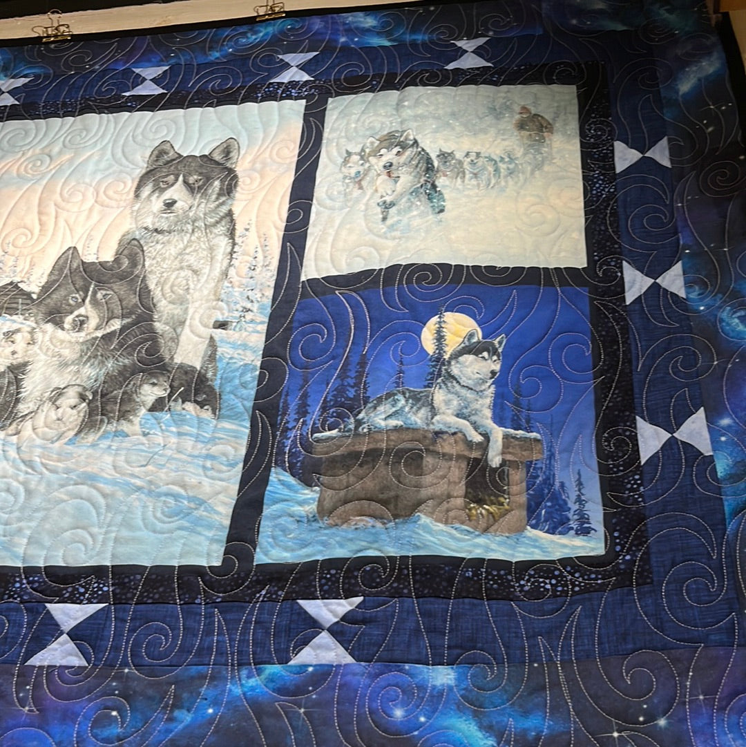 Sled Dog Wall Quilt