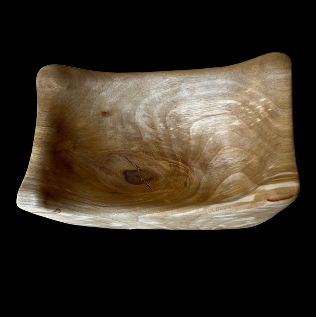 5.5" Rectangular Birch Bowl