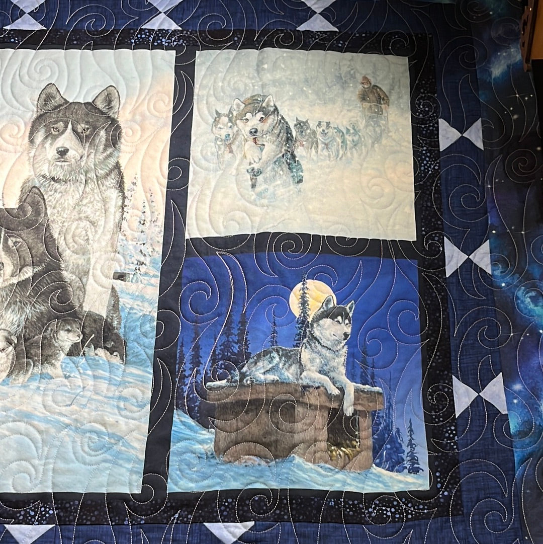 Sled Dog Wall Quilt