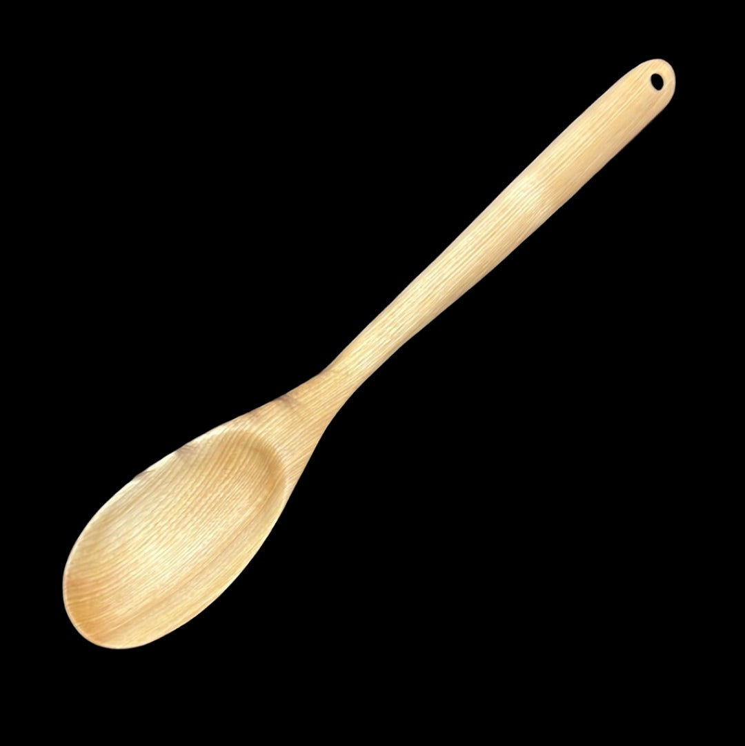 11.75" Birch mixing spoon 