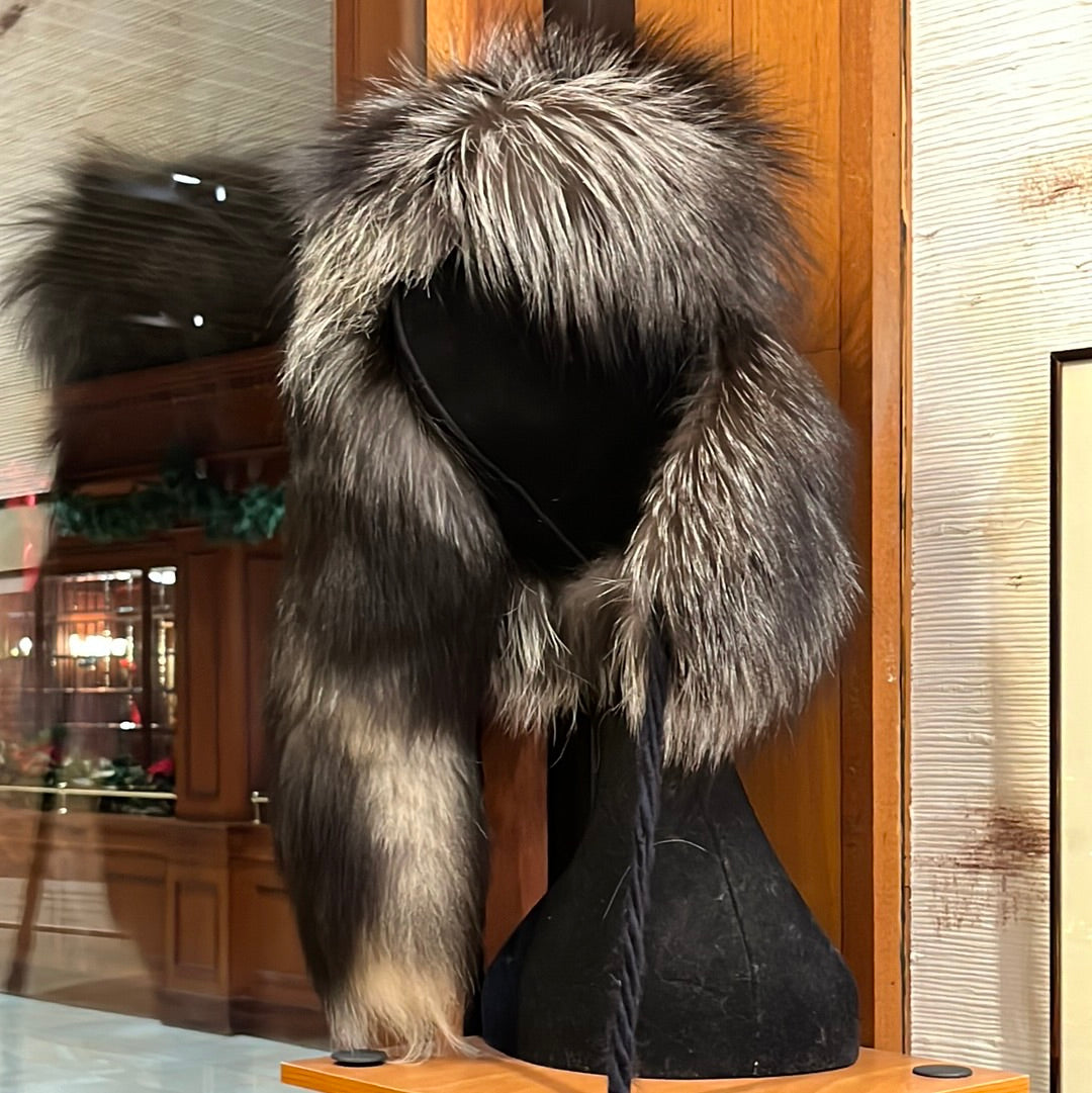 Silver Fox Trapper Hat