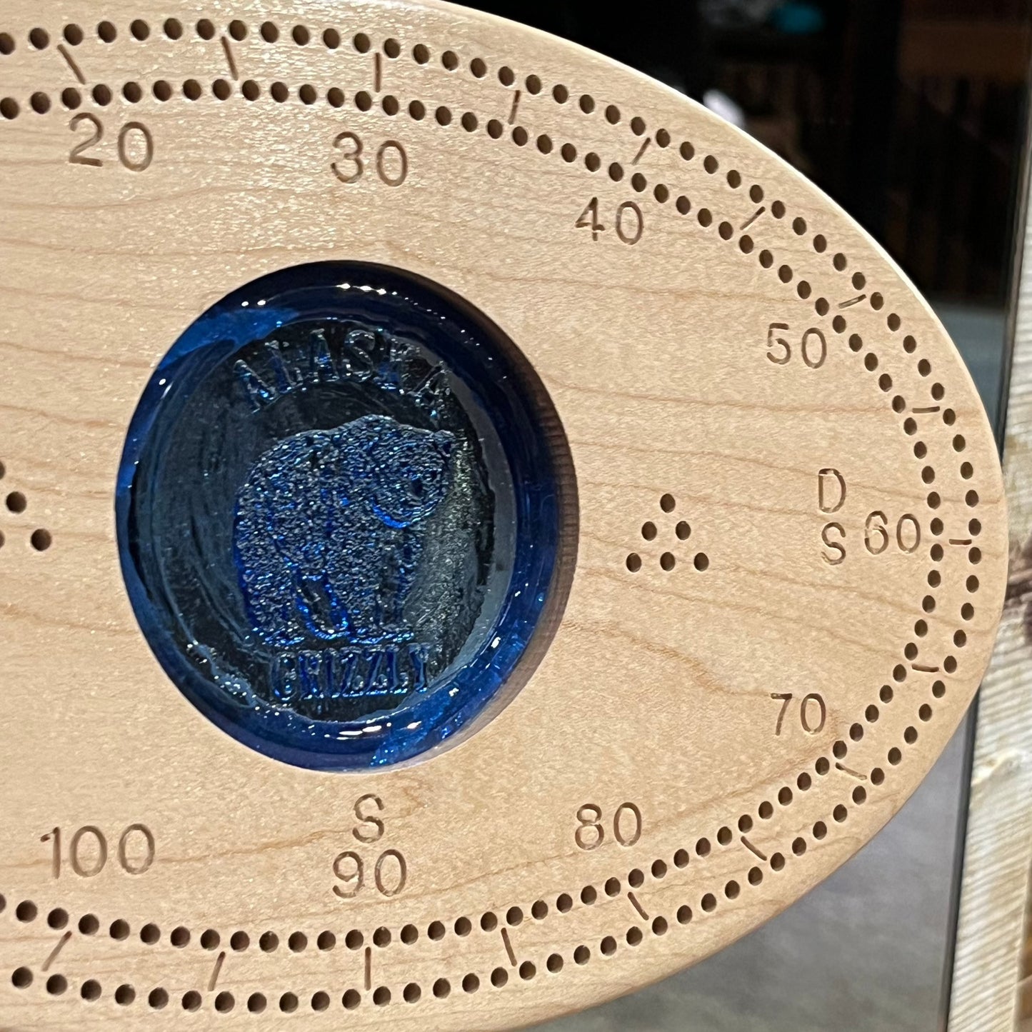 Plaque Suncatcher Cribbage Board