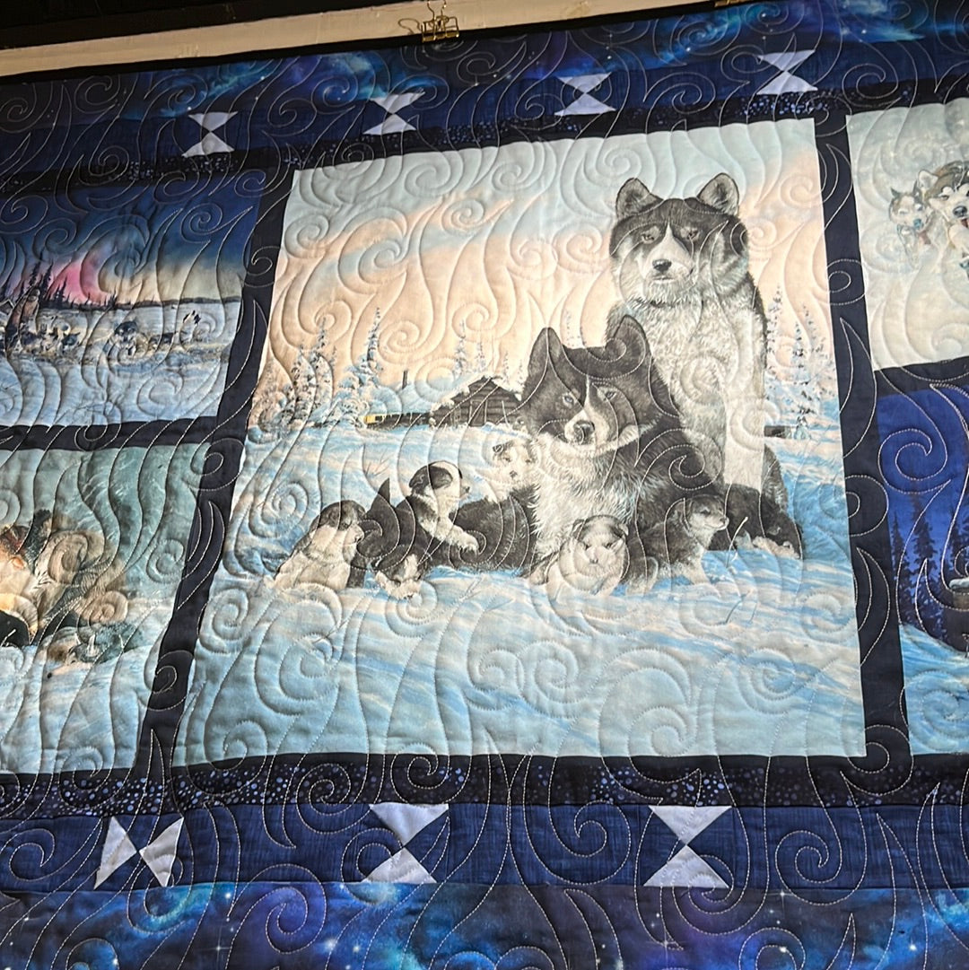 Sled Dog Wall Quilt