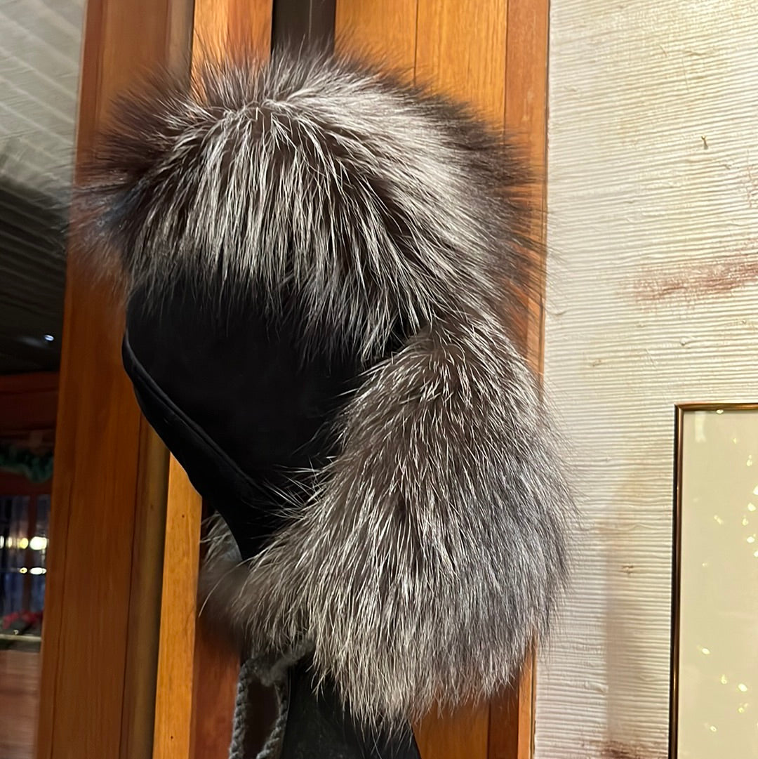 Silver Fox Trapper Hat