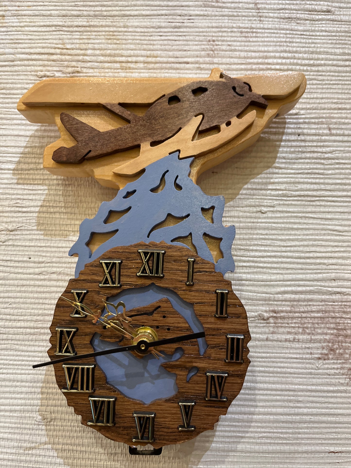 Float Plane Pendulum Clock