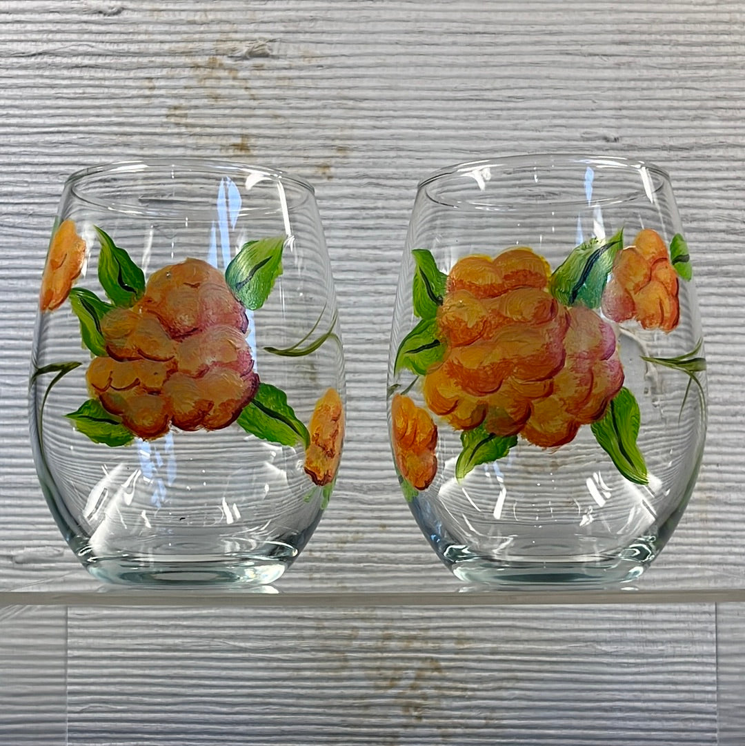 Akpik/Salmonberry stemless wine set