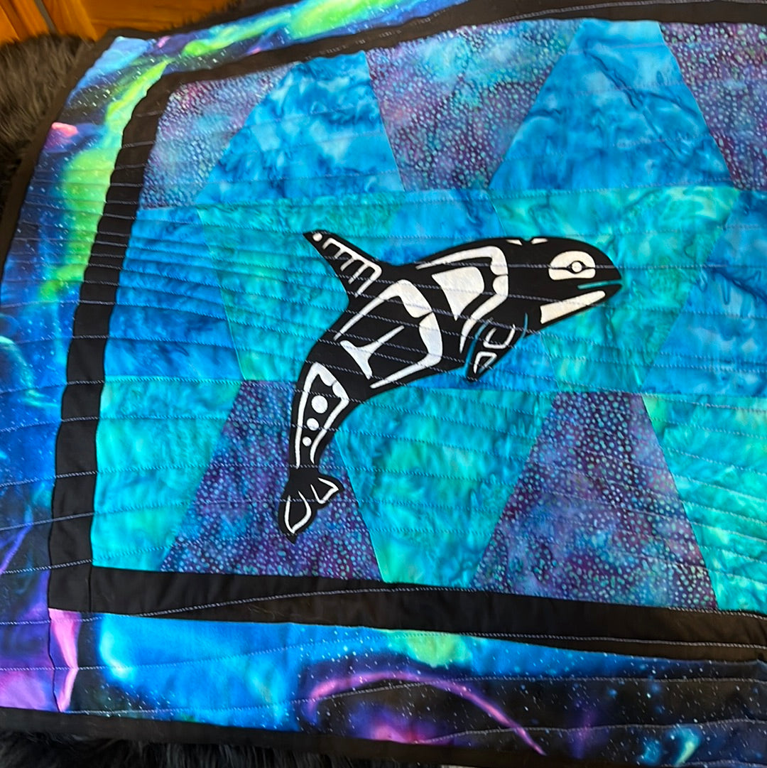 Orca Runner Quilt (21x45)