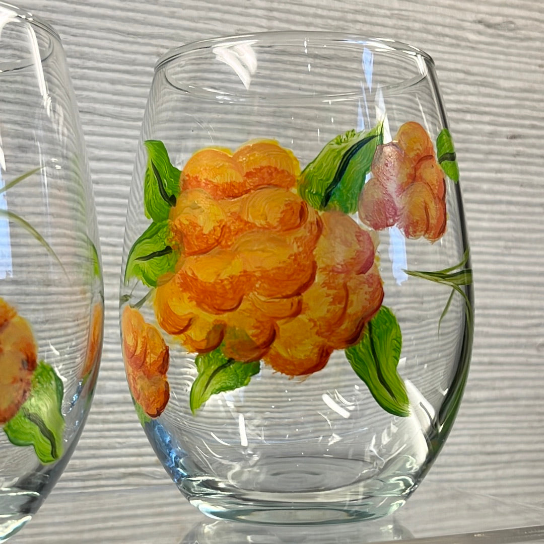 Akpik/Salmonberry stemless wine set