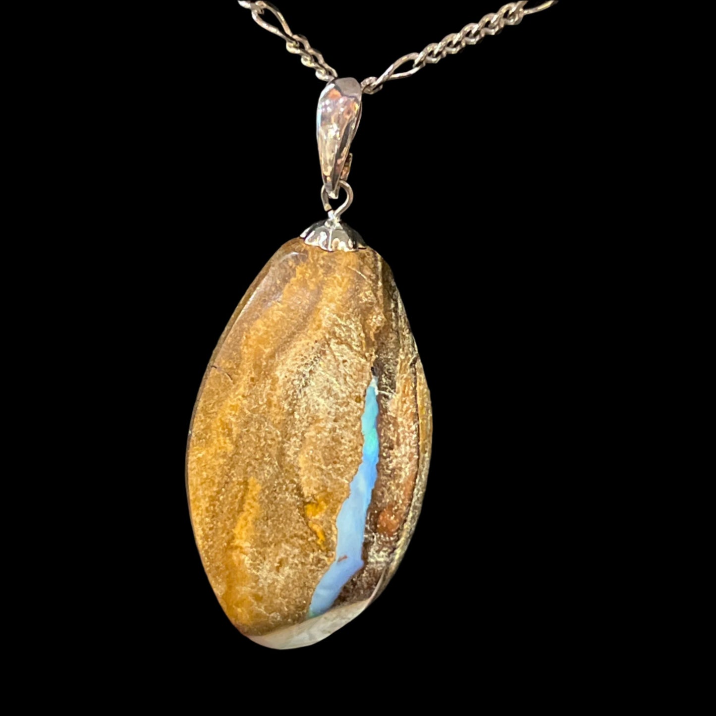 Australian Boulder Opal Pendant