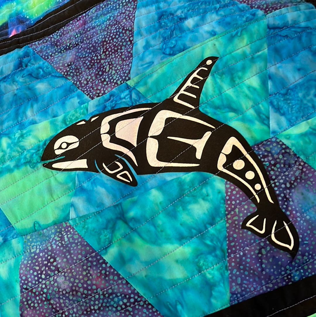 Orca Runner Quilt (21x45)