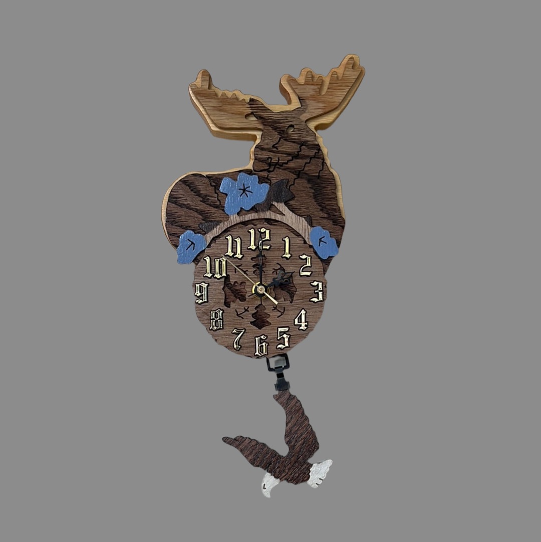 Moose Pendulum Clock