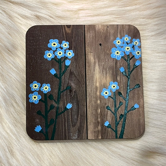 Forget-me-not Coaster