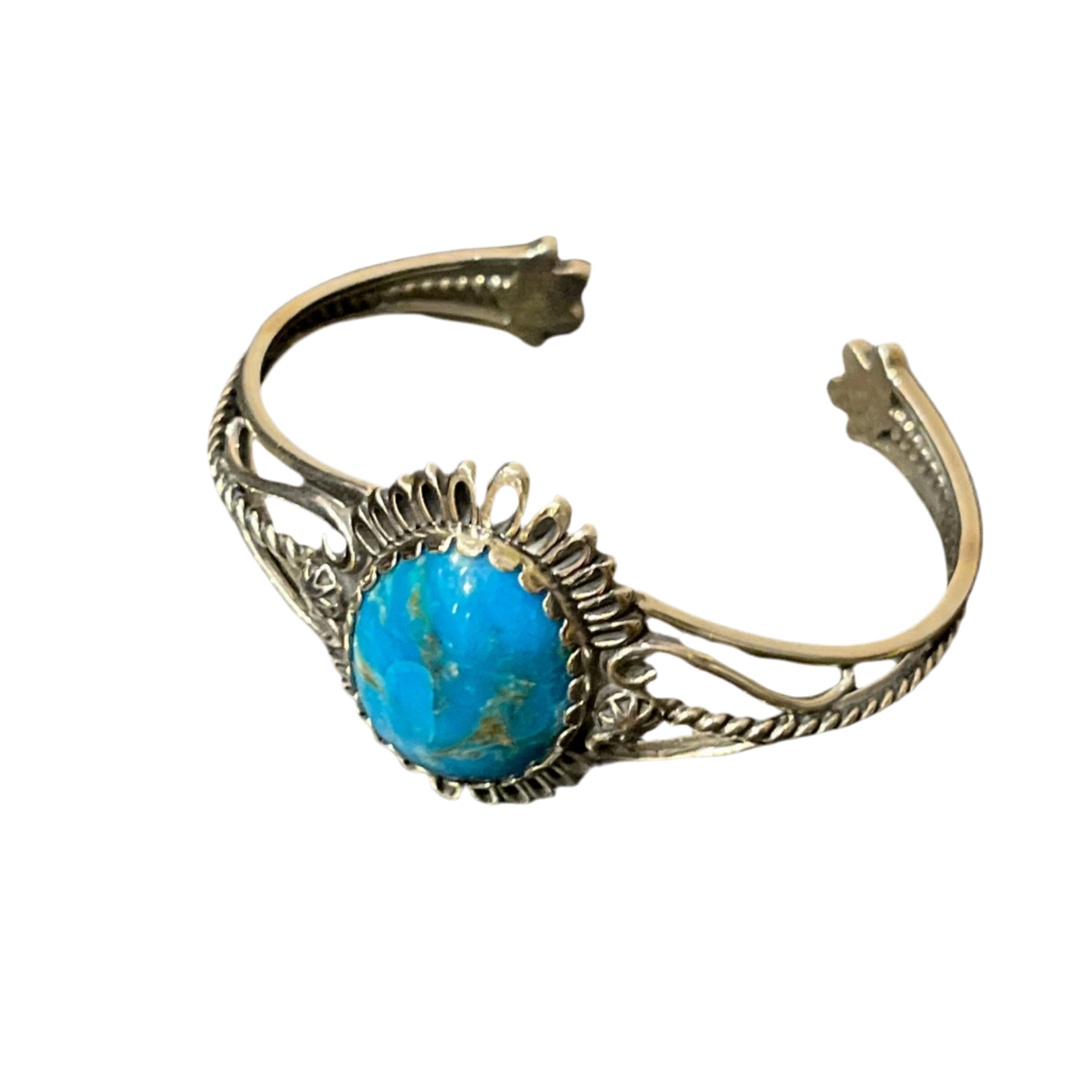 Turquoise in Sterling Silver Cuff Bracelet