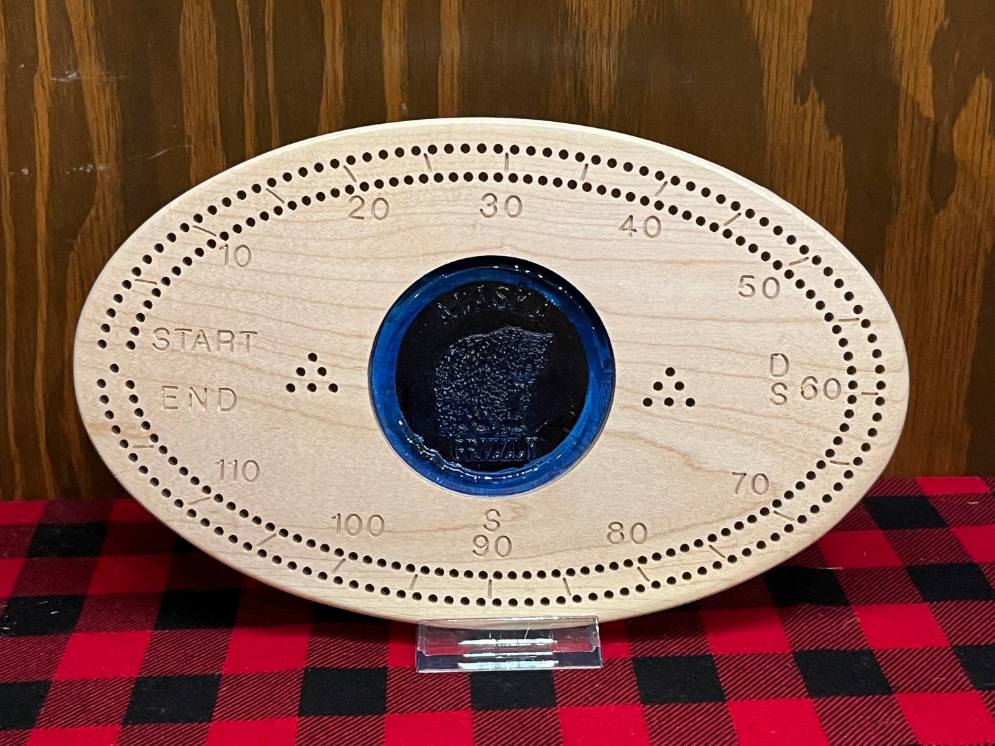 Plaque Suncatcher Cribbage Board