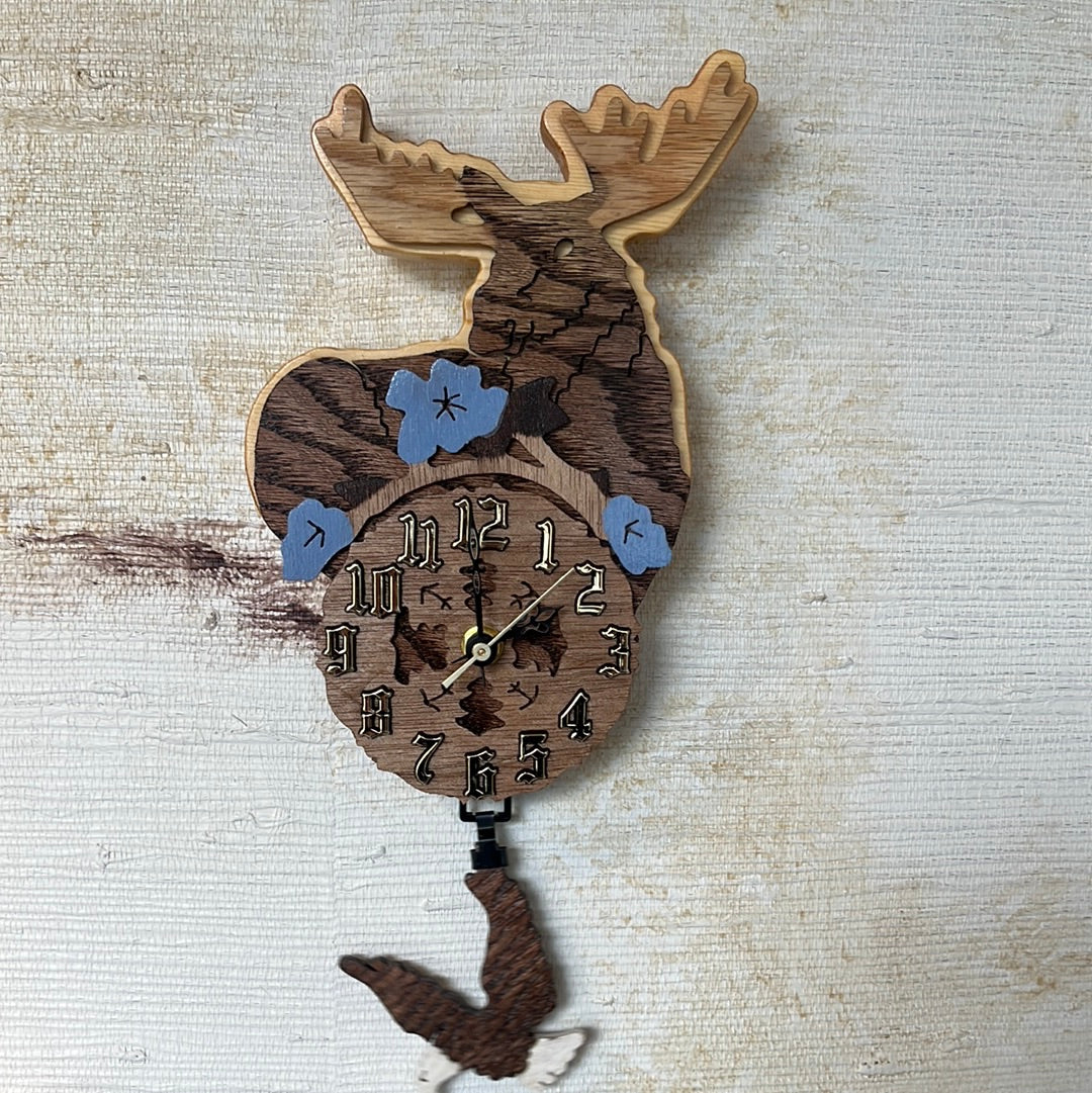 Moose Pendulum Clock