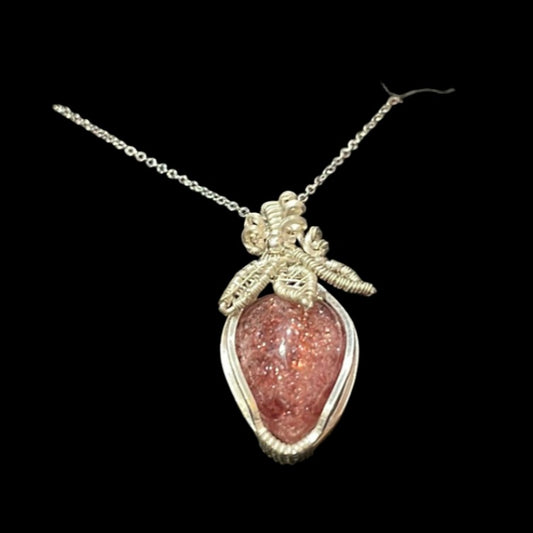 Strawberry Quartz (S925)