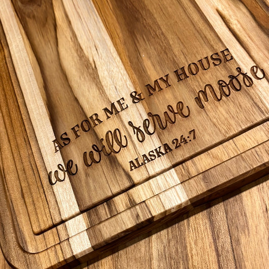 Moose Cutting Board