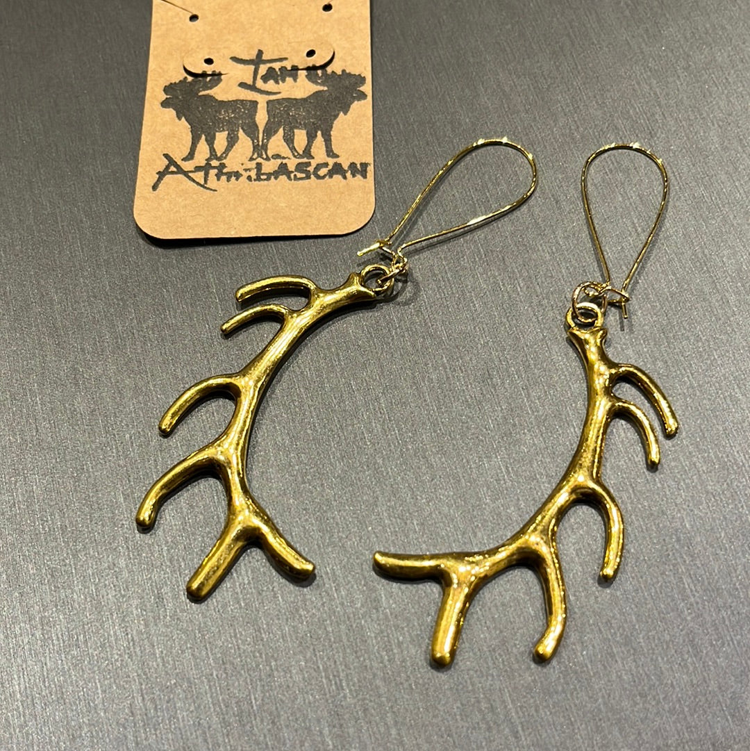 Caribou Antler Earrings (Ghenuy K'da Jesh Ch'elyi)