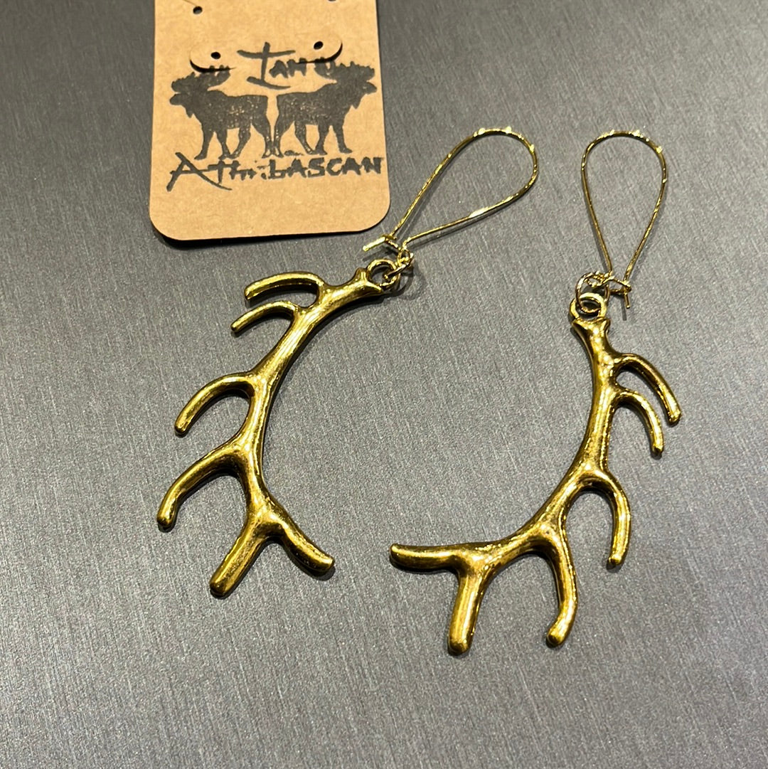 Caribou Antler Earrings (Ghenuy K'da Jesh Ch'elyi)